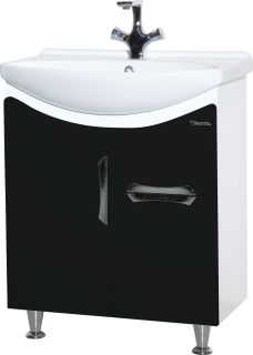 Тумба под раковину Bellezza Лагуна 65см чёрный 00000001385